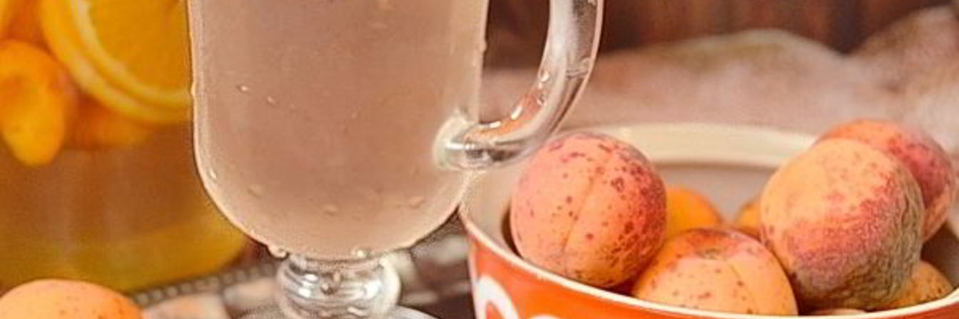 Компот из абрикосов с лимоном и апельсином на зиму