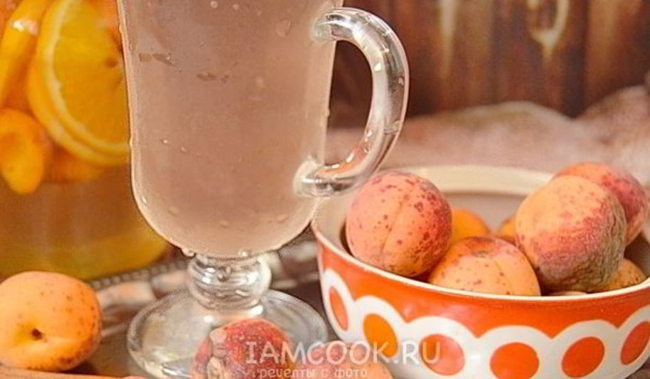 Рецепт компота из абрикосов с лимоном и апельсином на зиму