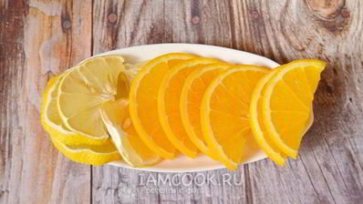 компот из абрикосов с лимоном и апельсином на зиму