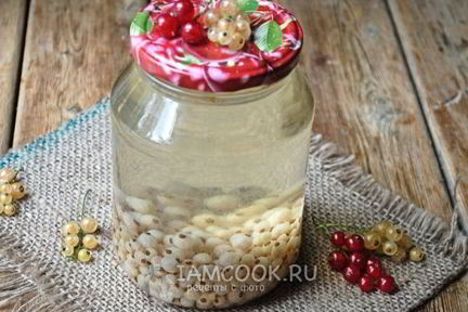 Компот из белой смородины на зиму