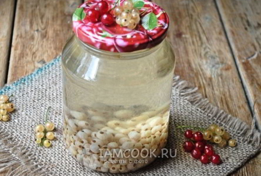 Компот из белой смородины на зиму