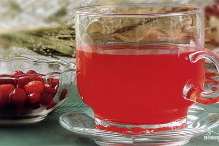 Компот из брусники на зиму