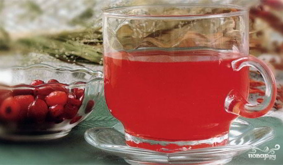 Рецепт компота из брусники на зиму