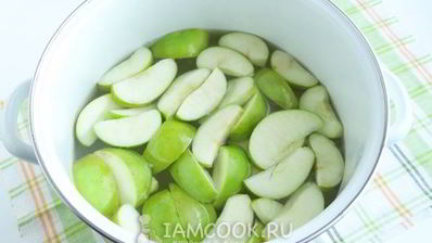 компот из брусники с яблоками на зиму