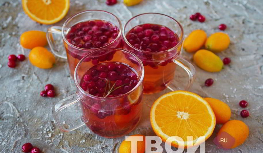 Рецепт компота из брусники