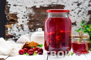 Компот из черешни на зиму