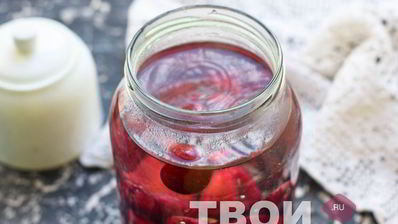 компот из черешни на зиму