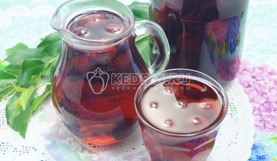 Рецепт компота из черешни