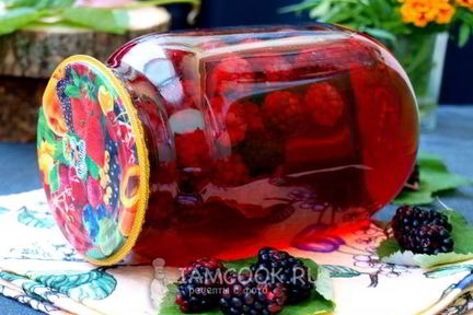 Компот из ежевики на зиму