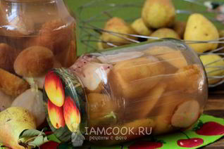 Компот из груш на зиму без стерилизации