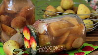компот из груш на зиму без стерилизации