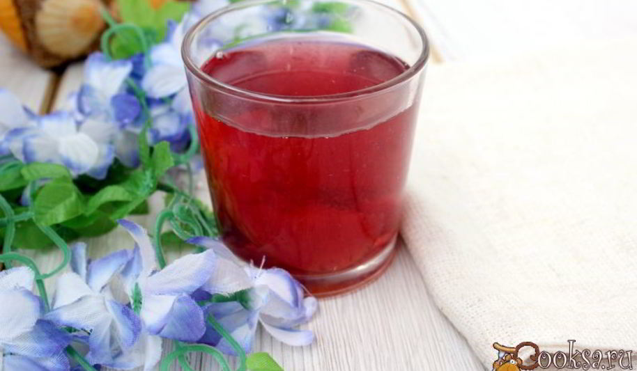 Рецепт компота из кизила, яблок и мяты