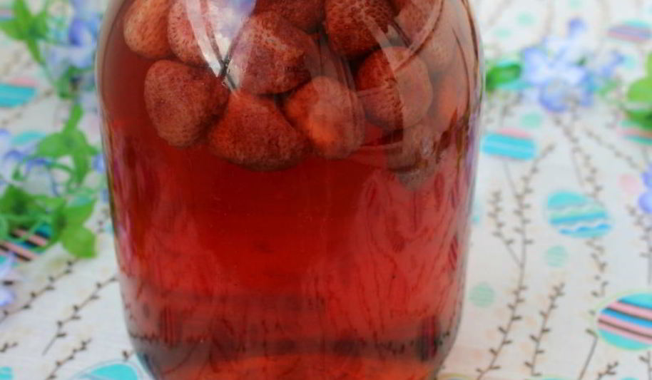 Рецепт компота из клубники на зиму