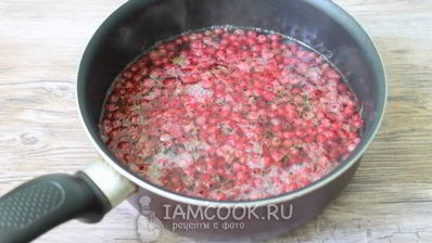 компот из красной смородины на зиму
