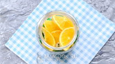 компот из крыжовника с апельсином