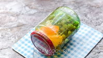 компот из крыжовника с апельсином