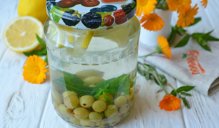 Рецепт компота из крыжовника