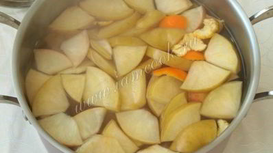 компот из мандаринов и яблок