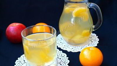 компот из мандаринов и яблок