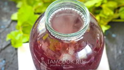 компот из синего винограда на зиму