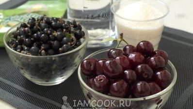 компот из вишни и смородины