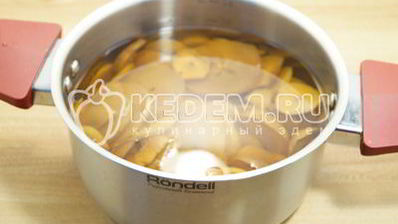 компот из вишни и яблок