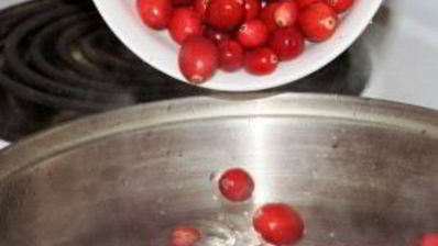 компот из яблок и клюквы