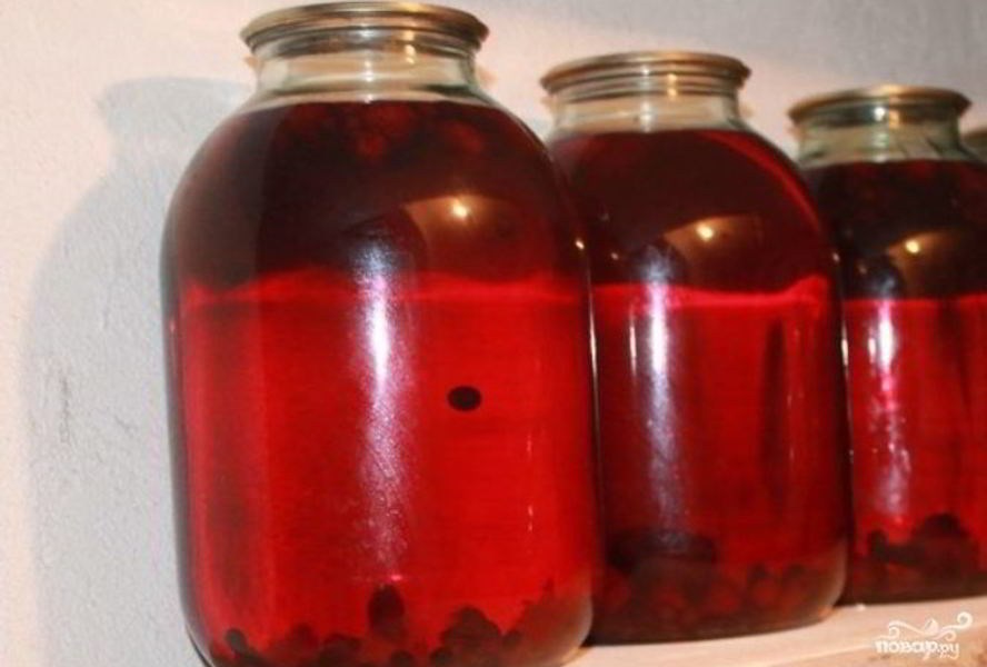 Смородиновый компот на зиму