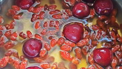 вишнево-яблочный компот