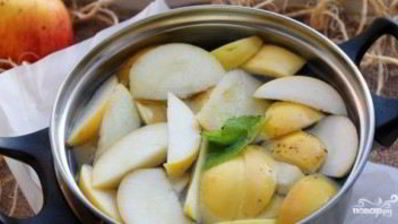 яблочный компот из свежих яблок