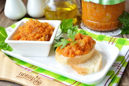 Консервация кабачковой икры на зиму