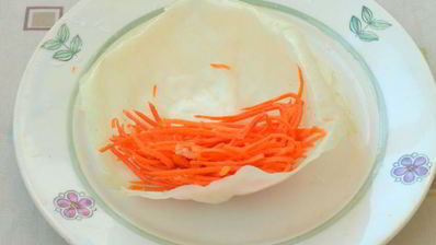 квашеные капустные рулетики с морковью