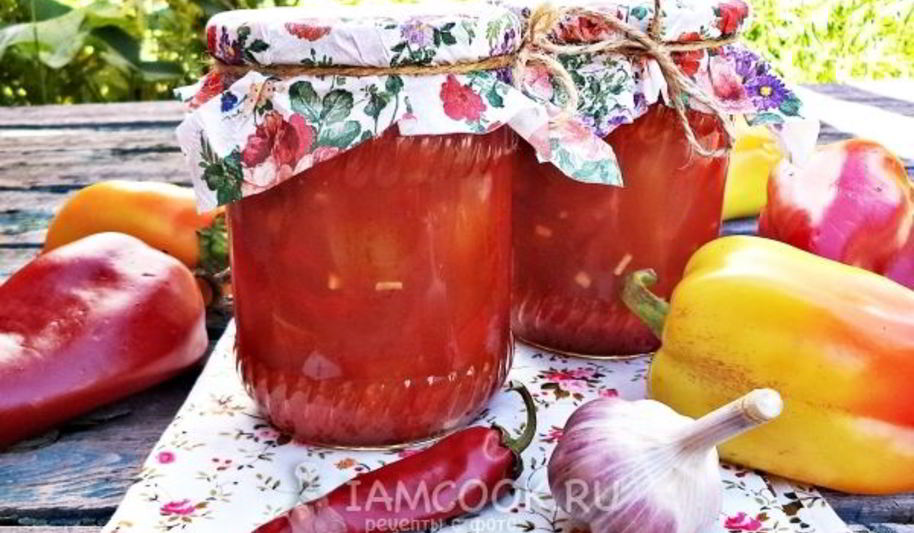 Рецепт классического лечо с томатной пастой