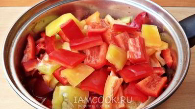 классическое лечо с томатной пастой