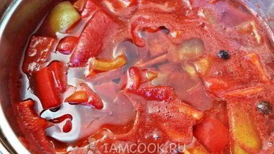 классическое лечо с томатной пастой