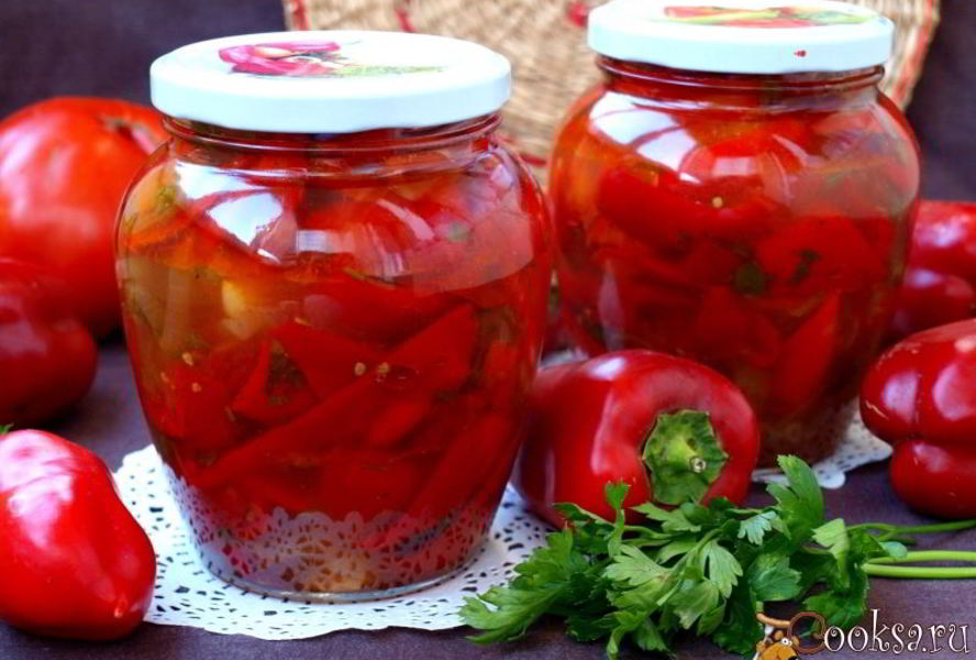 Лечо из болгарского перца и помидоров на зиму