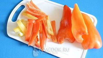 лечо из болгарского перца с томатной пастой