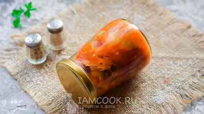 лечо из кабачков и баклажанов