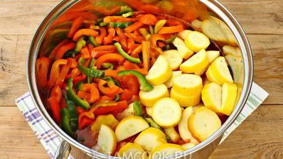 лечо из кабачков и перца