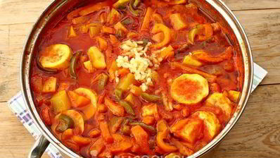 лечо из кабачков и перца