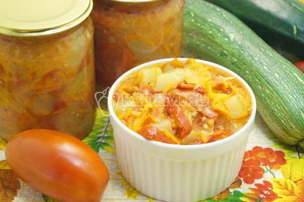 Лечо из кабачков на зиму