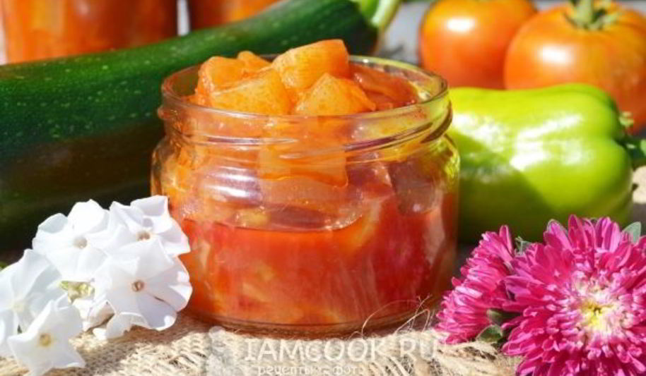 Рецепт лечо из кабачков с томатной пастой