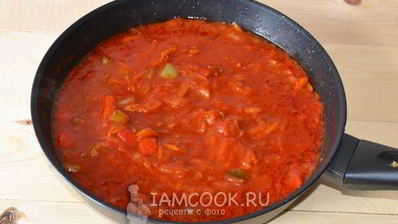лечо из кабачков с томатной пастой
