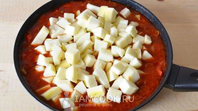 лечо из кабачков с томатной пастой