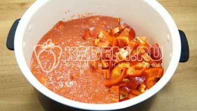 лечо из кабачков в мультиварке