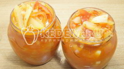 лечо из кабачков в мультиварке