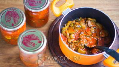 лечо из огурцов на зиму с томатной пастой