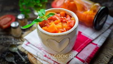 лечо из перца и моркови на зиму