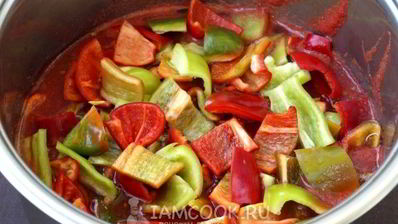 лечо из перца и помидоров без уксуса