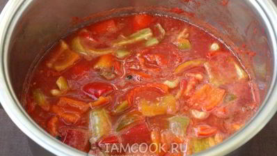 лечо из перца и помидоров без уксуса